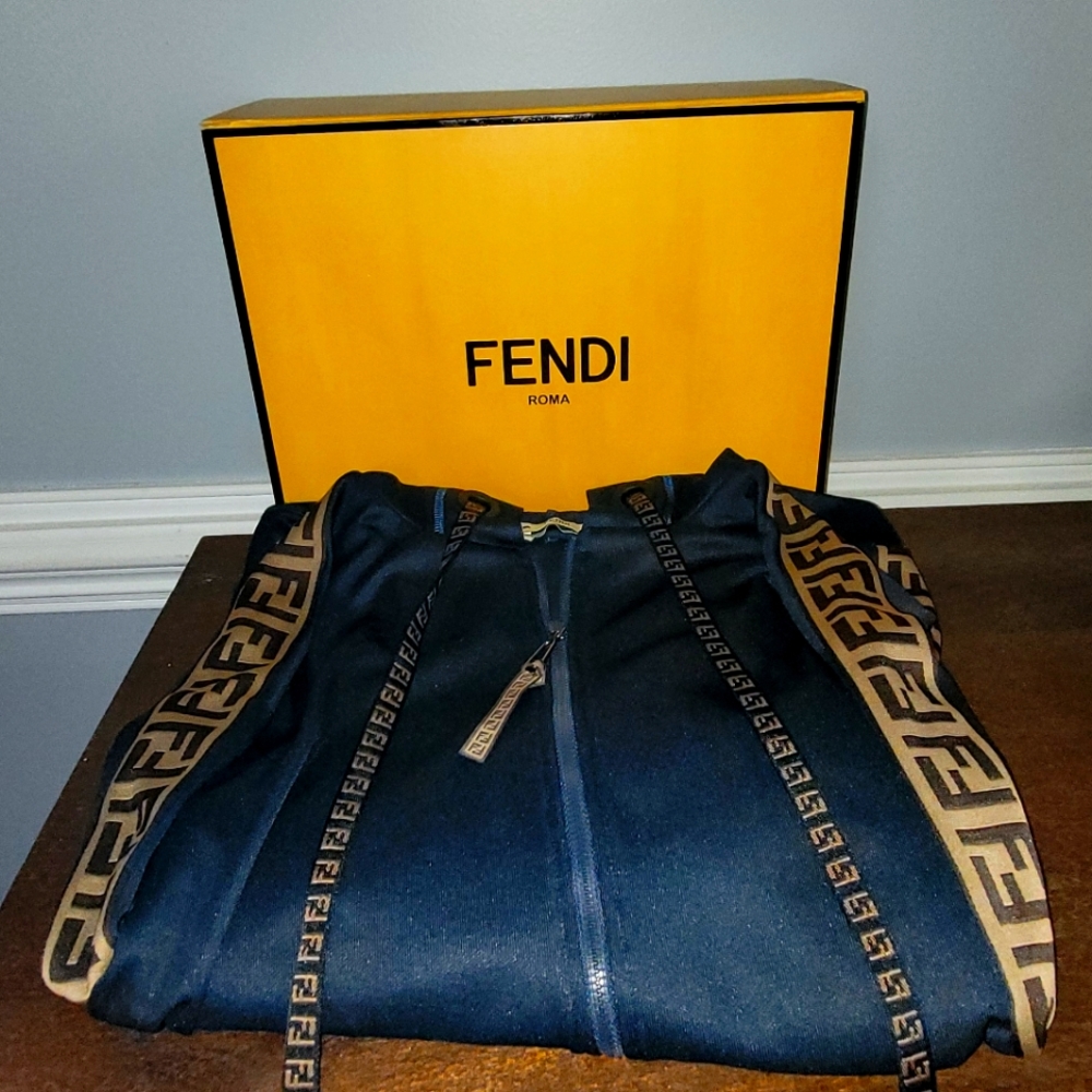 Authentic gorgeous Fendi track suit